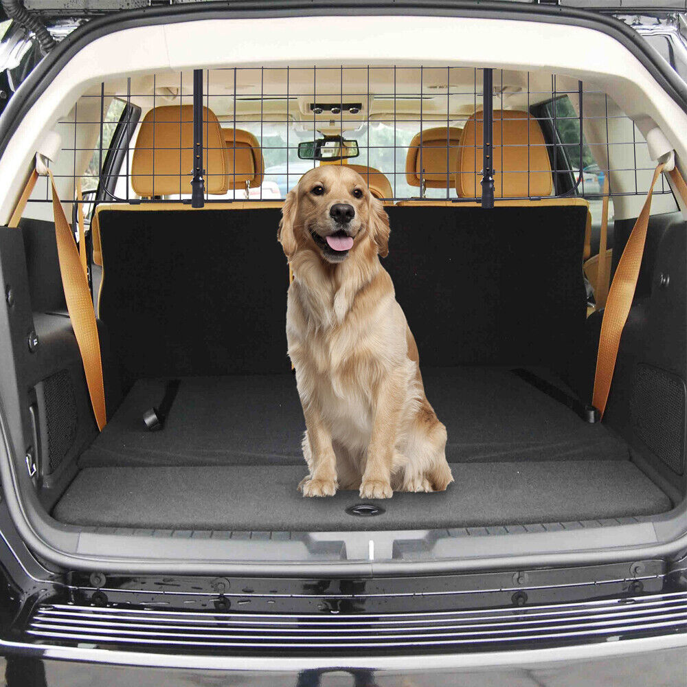 Adjustable Dog Car Barrier Pet Wire Mesh Car Headrest Safety Guard