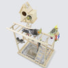 68cm Bird Playground Parrot Playstand Wood Perch Playpen Ladder Exercise