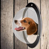 Durable Pet Dog Fence Window Cats Dogs Peek Bubble Acrylic Dome Window