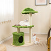 Fully Wrapped Posts Cute Cat Tree for Indoor Cats Cat Condo Furniture