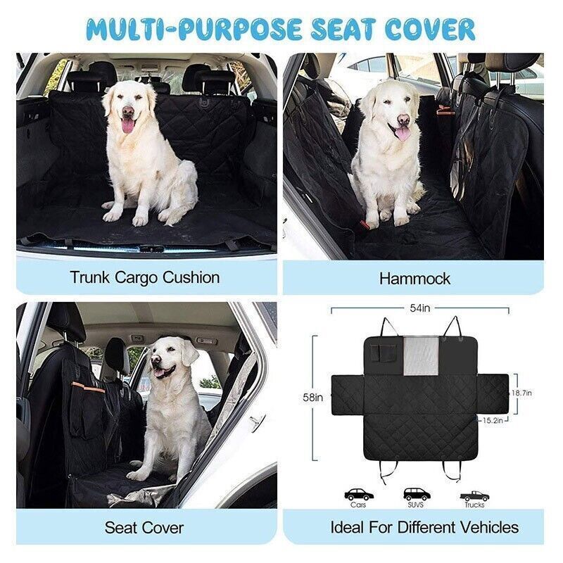 Waterproof Cat Dog Pet Car Seat Cover Hammock NonSlip Protector Mat