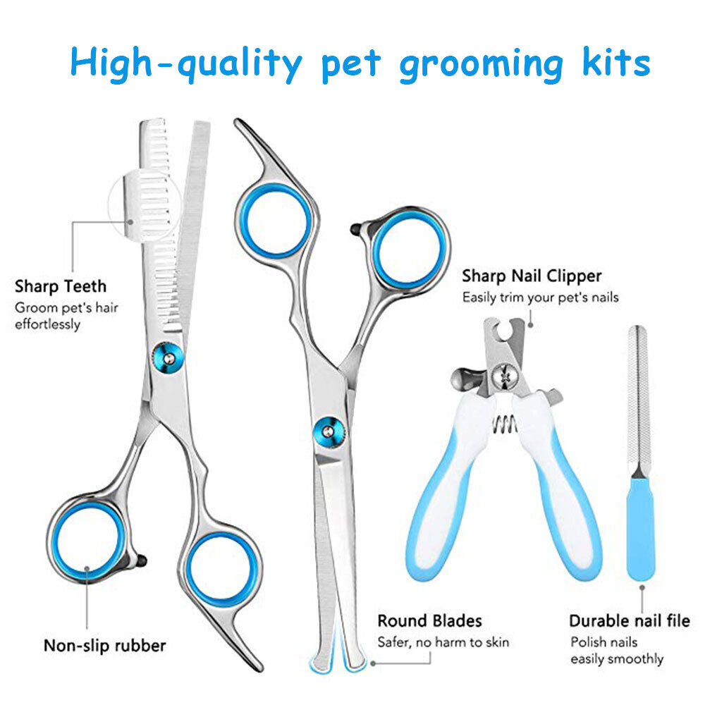 Professional Cordless Pet Dog Electric Clippers Hair Shaver Grooming Trimmer Kit