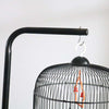 162cm Bird Stand Pet Cage Hanger Parrot Aviary Iron Frame Canary Black