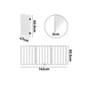3/4/6 Panels Wooden Pet Gate Dog Fence Safety Stair Barrier Security Door