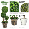 75cm 3 Ball Topiary Artificial Tree Fake Greenery Plants