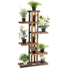 130cm High 6 Tiers Vertical Wood Plant Stand