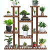 XL-Large 17 Pots Wood Plant Stand