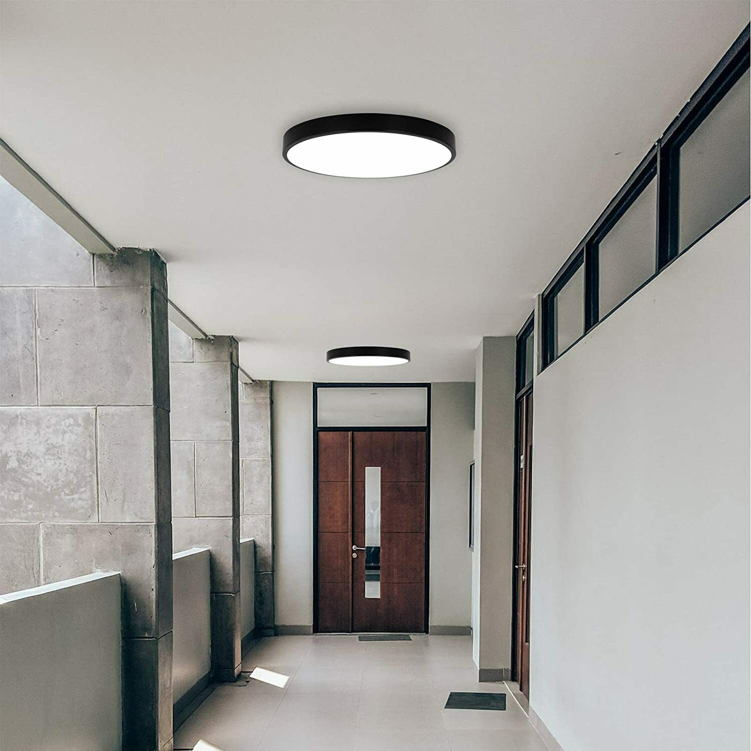 Ultra-THIN LED Ceiling Down Light- Black