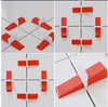 2000pcs 2.0mm Tile leveling System Clips Levelling Spacer Tiling Tool Wall Floor