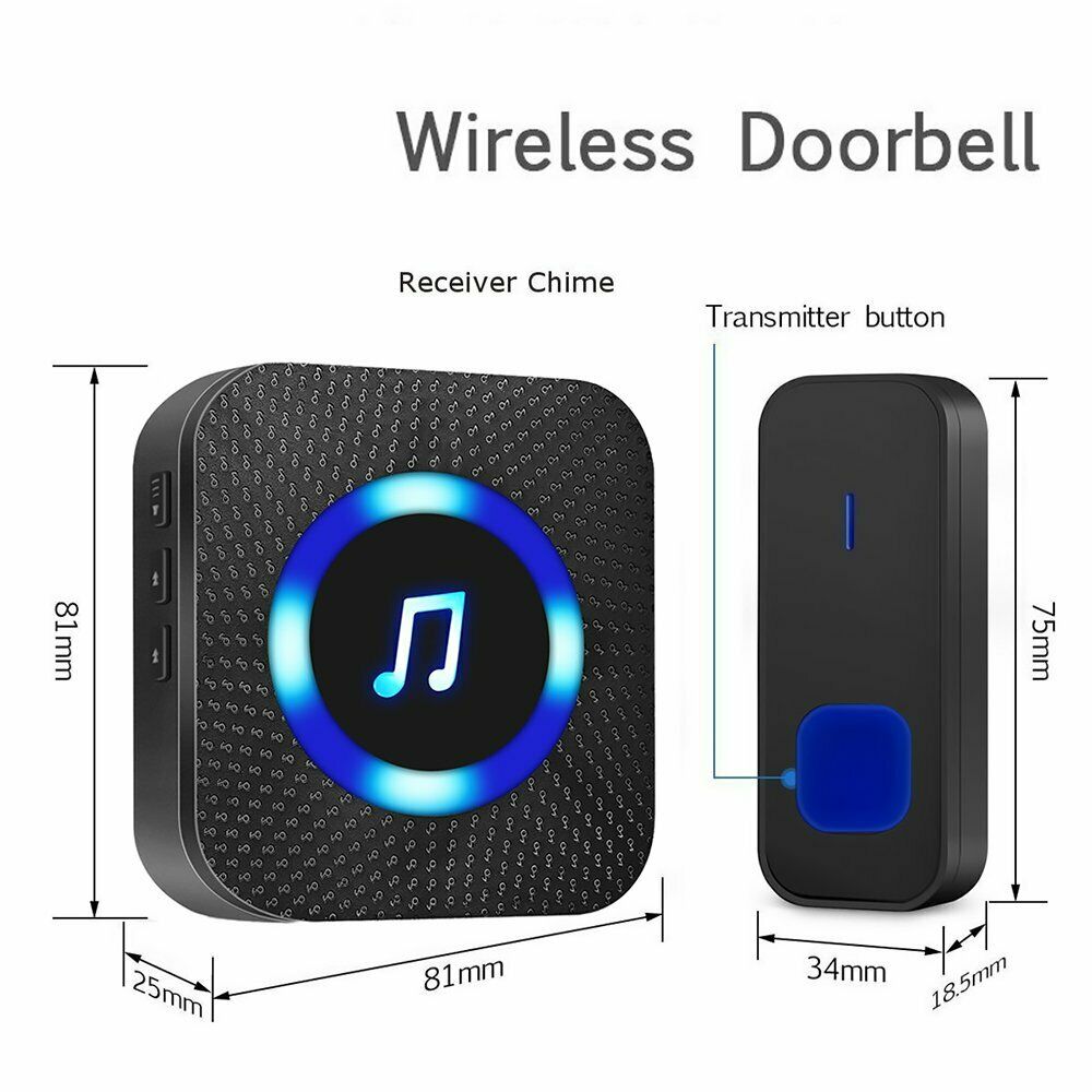 Waterproof Wireless Door Bell 300m Range Doorbell