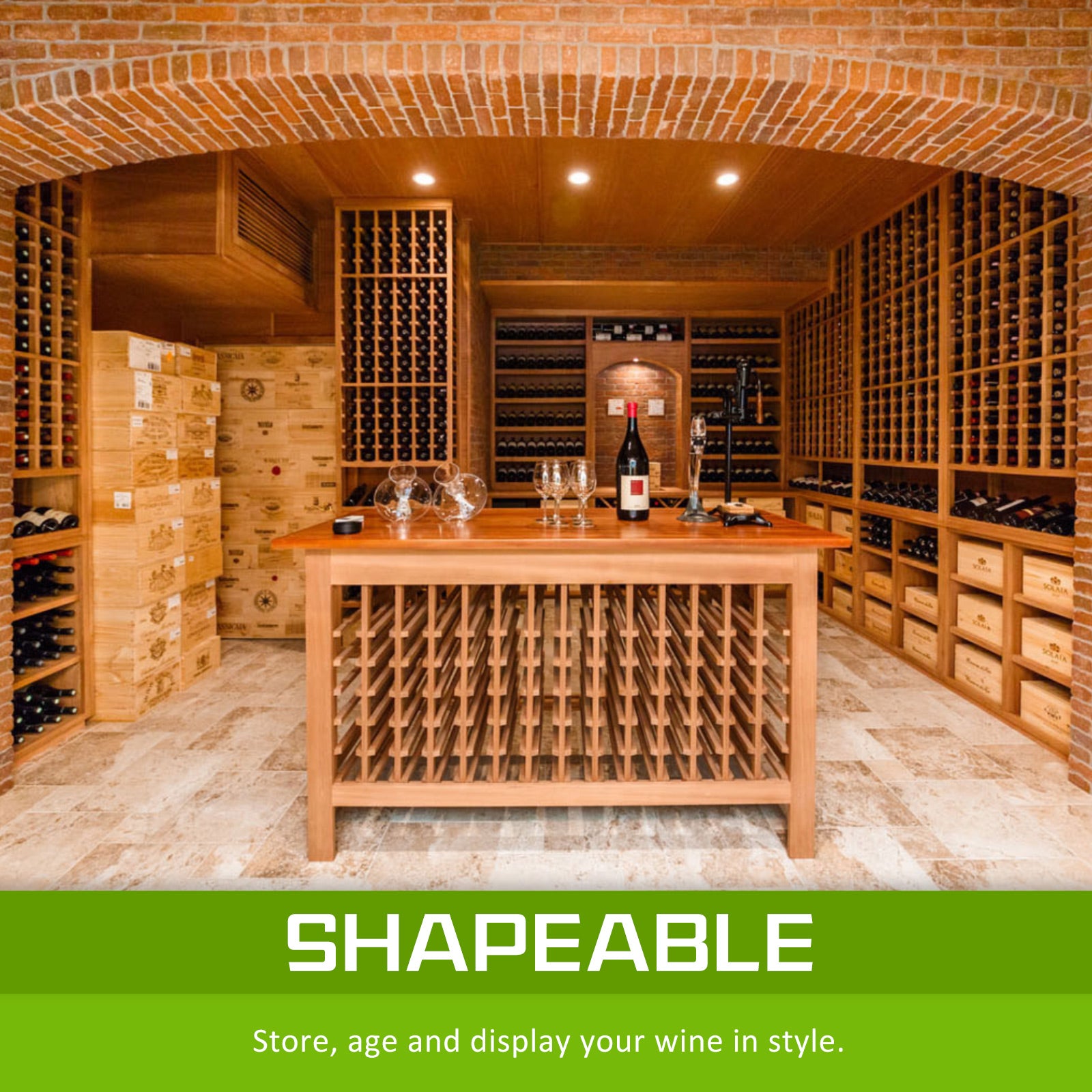 12 20 24 42 72 110 120 Bottle Timber Red Wine Rack Wooden Storage Cellar Display