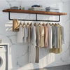 Wall Mounted Clothes Rack Garment Rack Hanging
