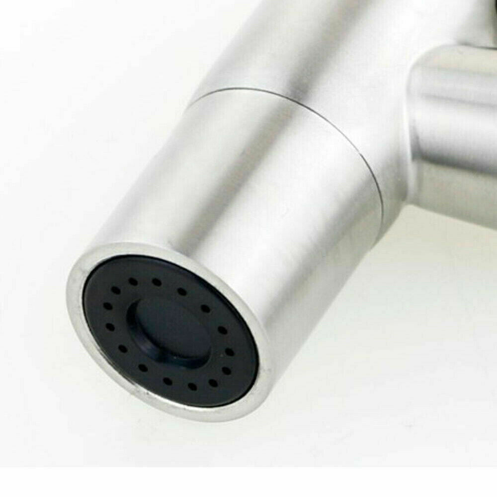 Stainless Steel Handheld Douche Bidet Toilet Spray Shower Shattaf Diverter Black Silver