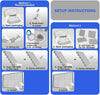20pcs 30X30X5cm/50x50x5cm Studio Acoustic Foam Sound Absorbation Proofing Panel Wedge