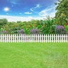 24pcs Plastic Garden Edging Lawn Yard Plant Flower Fence Border Pannel