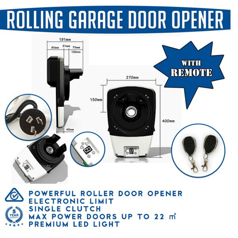 Powerful 1000N Motor Garage Automatic Roller Door Opener