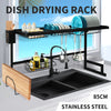 Dish Drying Rack Over Sink Stainless Steel Dish Drainer Organizer 2 Tier 65cm 85cm