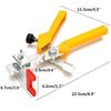 101pcs Tile Leveling System Wedges Levelling Spacer Tool Wall Floor Plier