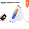 4PCS 10W Smart RGB CCT Bluetooth LED
