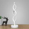 3-Way Dimmable Bedside Lamp Spiral LED Table Lamp