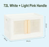 72L Home Storage Containers Foldable Organizers