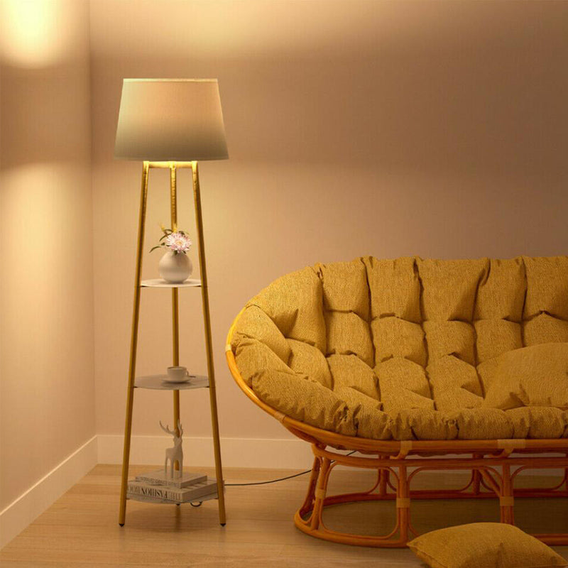 Plexiglass LED Floor Lamp Light Storage
