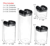 7Pcs Kitchen Food Storage Pantry Organization Containers with Airtight Lids Set