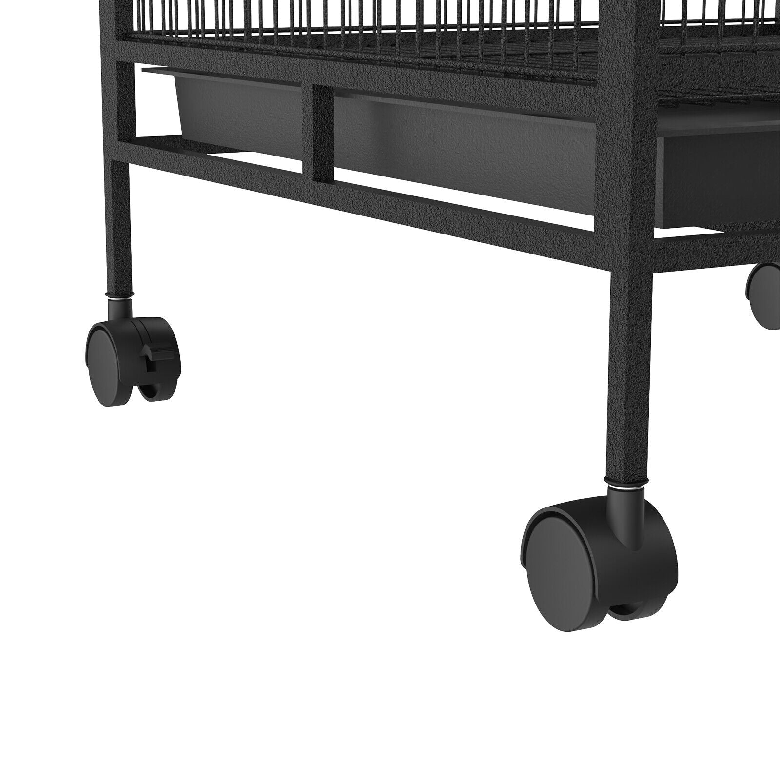 Illustration of Custom Parrot Play Yard With Oversized Wheel