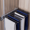 Premium Pull-out Clothes Hanger Trouser Rack Extendable Wardrobe Storage Rail Organiser