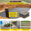 4m x 33m Weed Mat Control Woven Geotextile Fabric Gardening Ground Cover 132㎡
