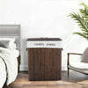 Bamboo Laundry Hamper Basket Clothes Storage - Dark Brown