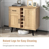 Heavy Duty 2-Door Wine Bar Cabinet Kitchen Sideboard Buffet