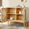 Sideboard Cabinet Buffet Rattan Cupboard Hallway