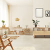 Sideboard Cabinet Buffet Rattan Cupboard Hallway