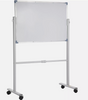 60x90cm Double Sided Mobile Magnetic Whiteboard Rotatable Dry Erase Board