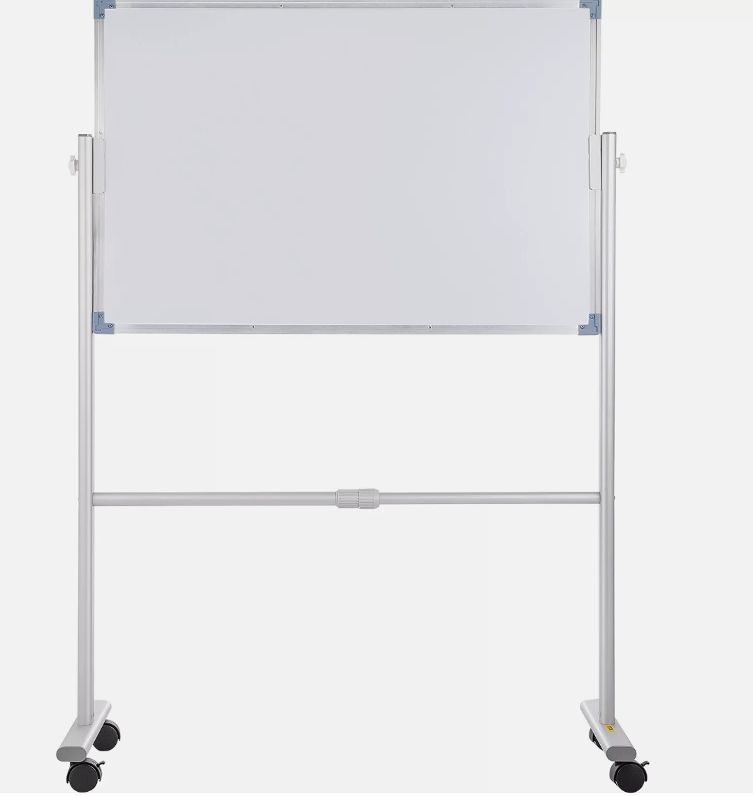 60x90cm Double Sided Mobile Magnetic Whiteboard Rotatable Dry Erase Board