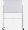 60x90cm Double Sided Mobile Magnetic Whiteboard Rotatable Dry Erase Board