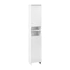 Laundry Bathroom Cabinet Storage Tall Slim Toilet Floor Cupboard