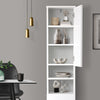Laundry Bathroom Cabinet Storage Tall Slim Toilet Floor Cupboard