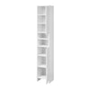 Laundry Bathroom Cabinet Storage Tall Slim Toilet Floor Cupboard