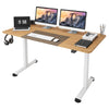 140cm Electric Standing Desk Height Adjustable Home Office Table- Natural