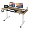 140cm Electric Standing Desk Height Adjustable Home Office Table- OAK