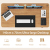 140cm Electric Standing Desk Height Adjustable Home Office Table- OAK