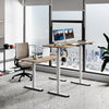 140cm Electric Standing Desk Height Adjustable Home Office Table- OAK
