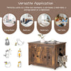 Wooden Flip-Top Cat Litter Box Enclosure With Side Entrance
