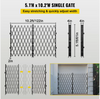 154cm H x 310cm W Double Folding Security Gate Folding Door Gate Scissor Gate