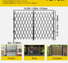 154cm H x 310cm W Double Folding Security Gate Folding Door Gate Scissor Gate