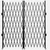 154cm H x 310cm W Double Folding Security Gate Folding Door Gate Scissor Gate
