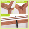 Mini Wooden Cold Frame Portable Garden Greenhouse Plants Flowers Bed