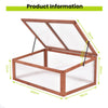 Load image into Gallery viewer, Mini Wooden Cold Frame Portable Garden Greenhouse Plants Flowers Bed